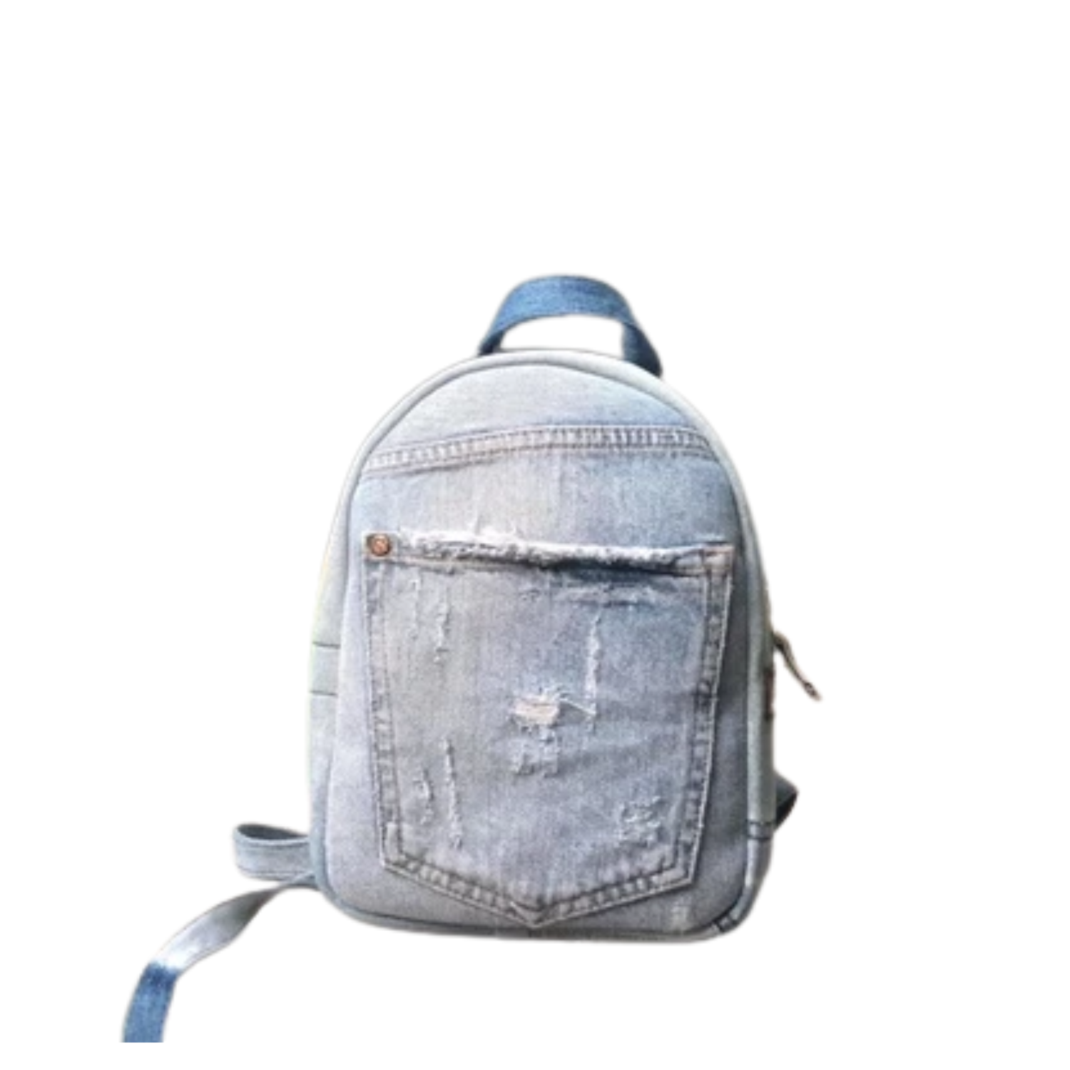 Handmade Upcycled Denim Crossbody Bag