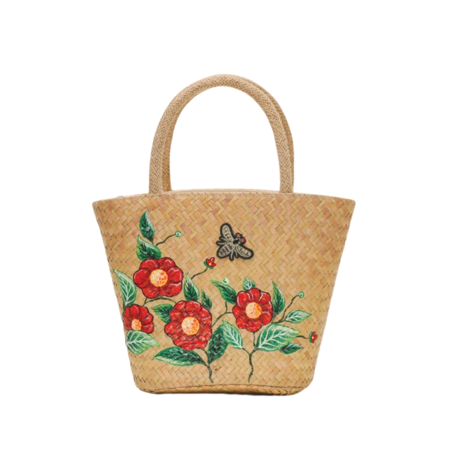 Red Flower Sedge Handbag