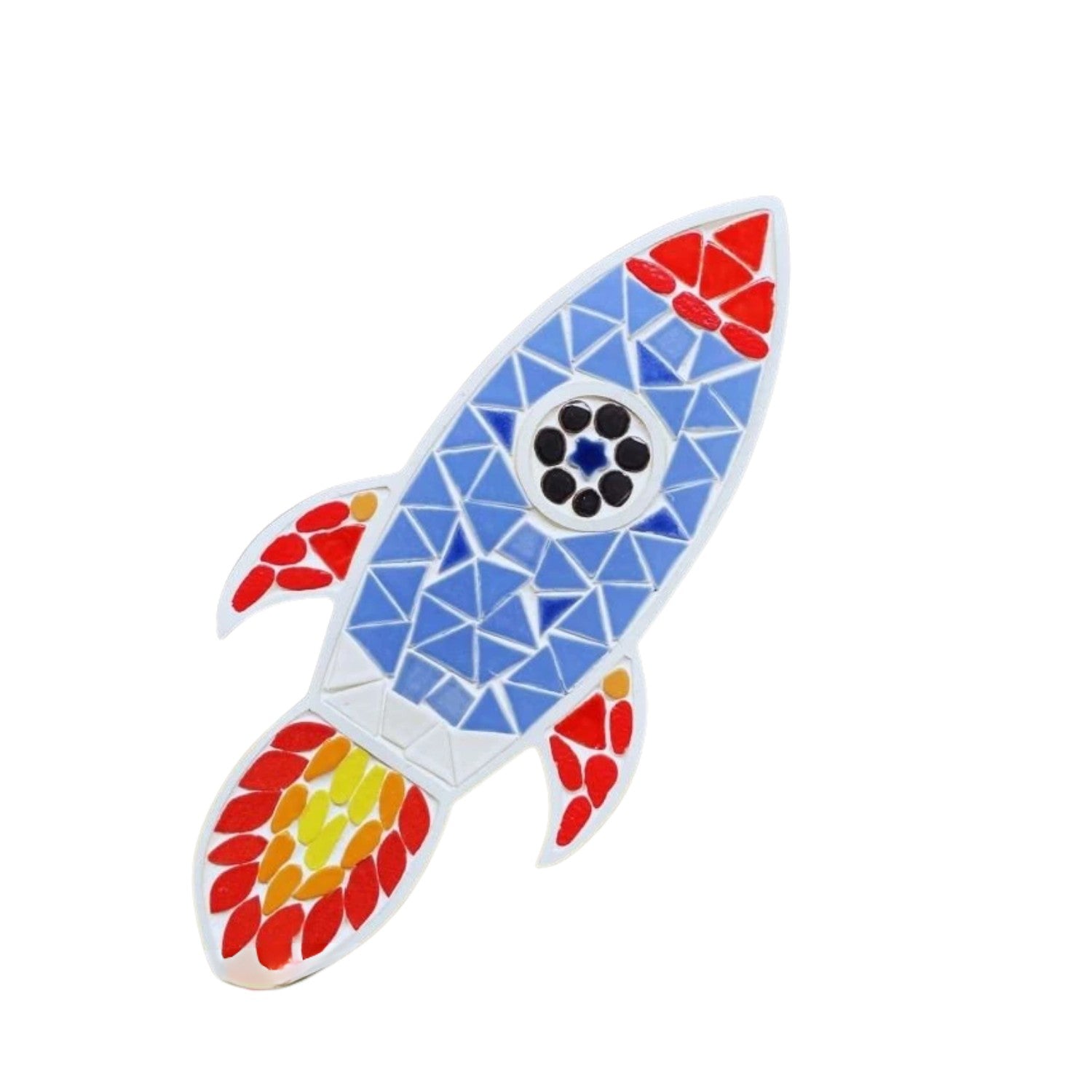 Rocket-Shaped Ceramic Puzzle Kit