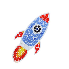 Rocket-Shaped Ceramic Puzzle Kit