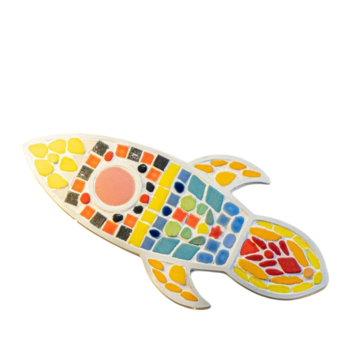 Rocket-Shaped Ceramic Puzzle Kit