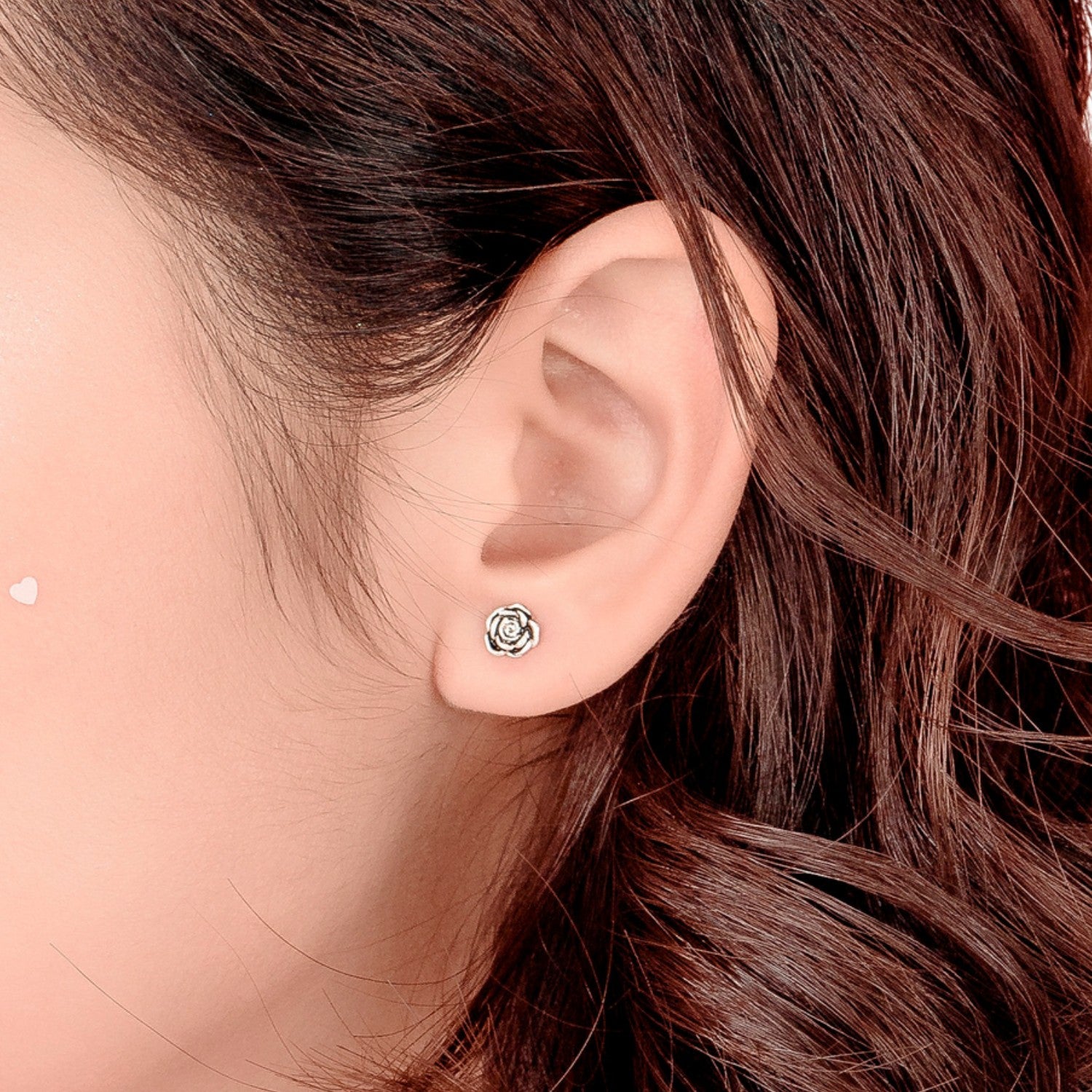Rose Earrings For Women Handcrafted 925 Sterling Silver