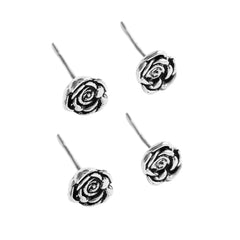 Rose Earrings For Women Handcrafted 925 Sterling Silver