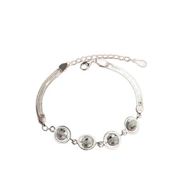 Round Bead Bracelet Handcrafted 925 Sterling Silver
