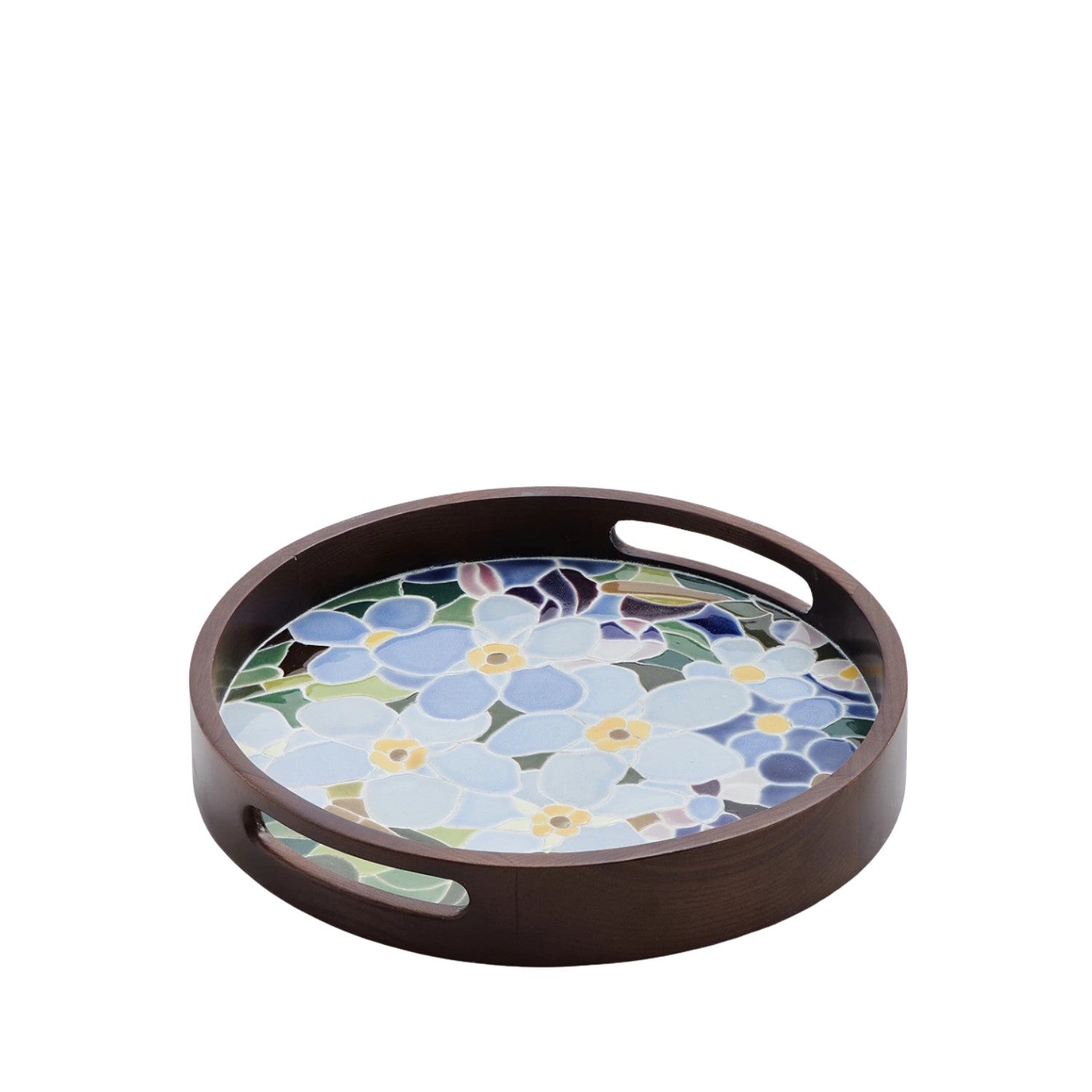 Round Ceramic Tea Tray 1