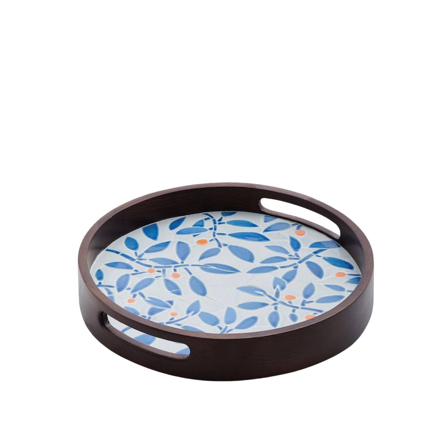 Round Ceramic Tea Tray 2