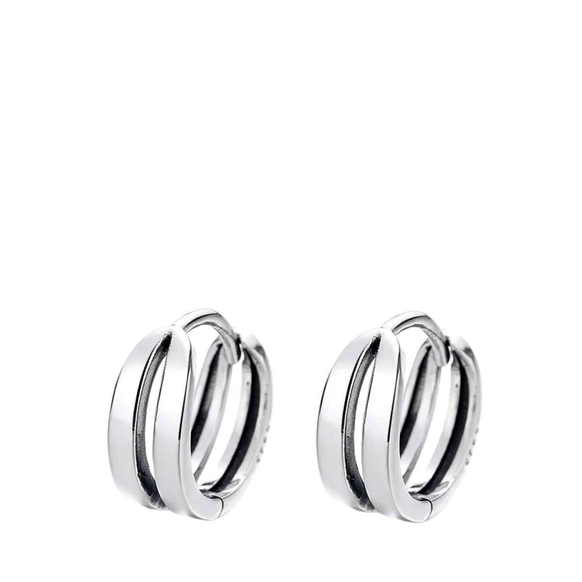 Round Earrings For Men And Women Handcrafted 925 Sterling Silver
