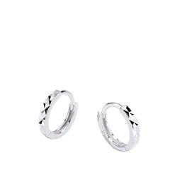 Round Earrings For Men And Women Handcrafted 925 Sterling Silver
