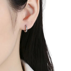 Round Earrings For Men And Women Handcrafted 925 Sterling Silver
