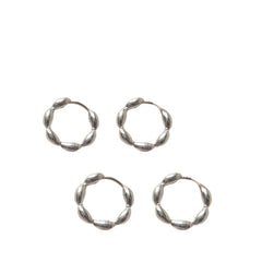 Round Earrings For Women Handcrafted 925 Sterling Silver