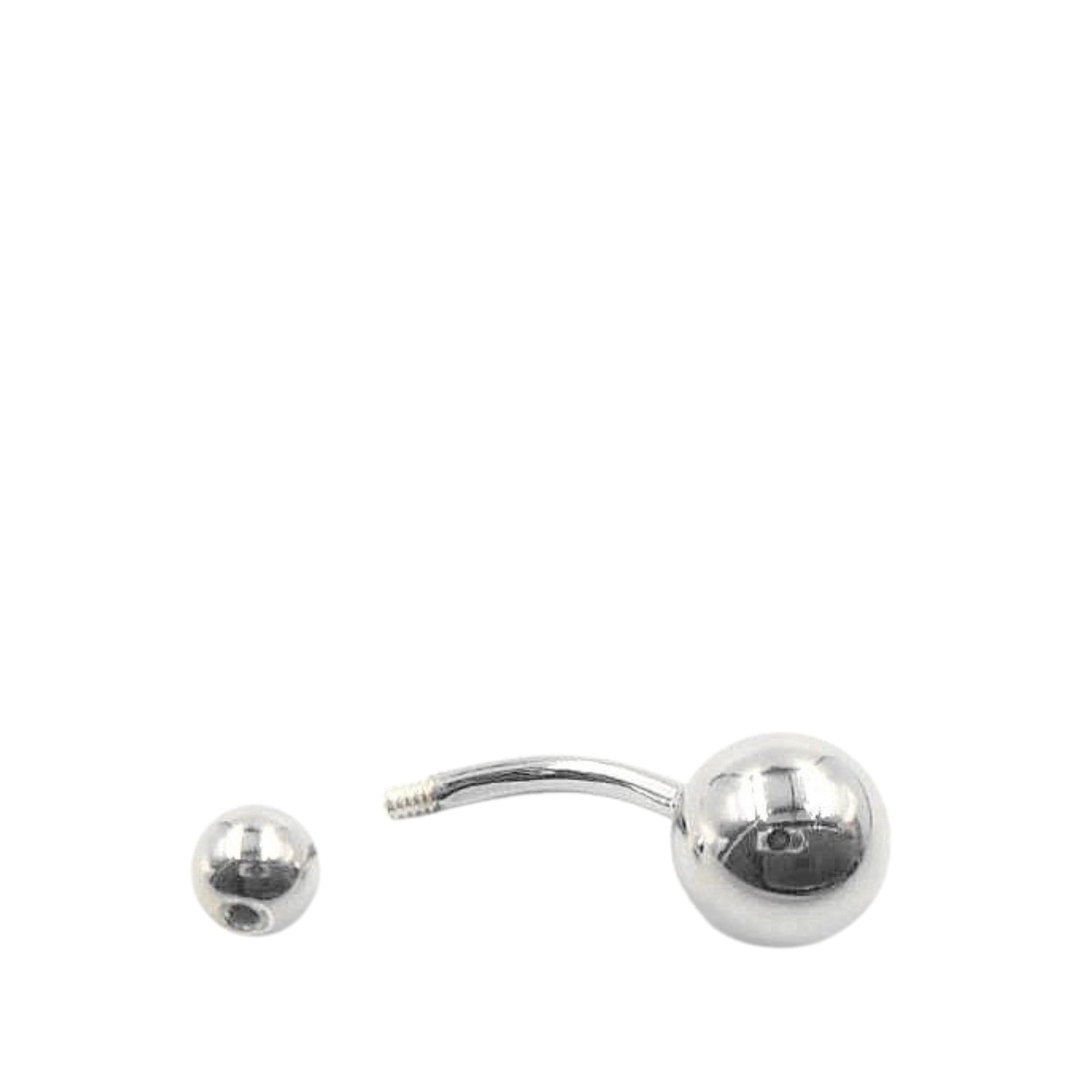 Round Navel Piercing For Women Handcrafted 925 Sterling Silver