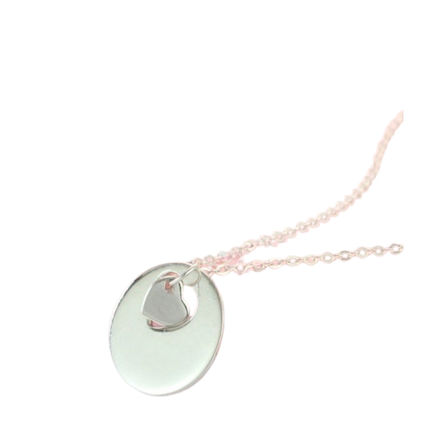 Round Pendant Necklace Handcrafted 925 Sterling Silver
