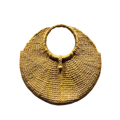 Round Water Hyacinth Handbag