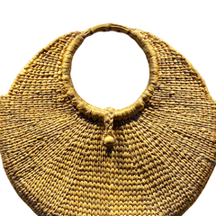 Round Water Hyacinth Handbag