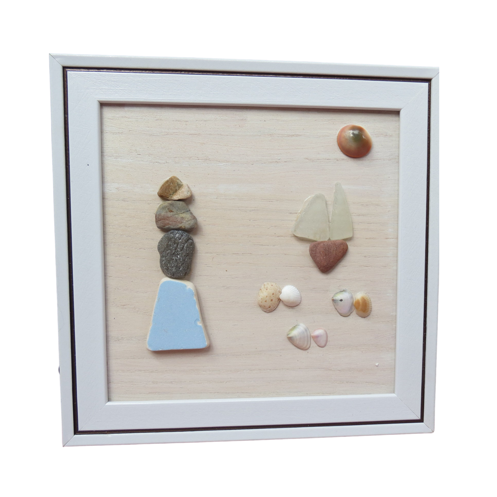 Seashell And Lighthouse Painting