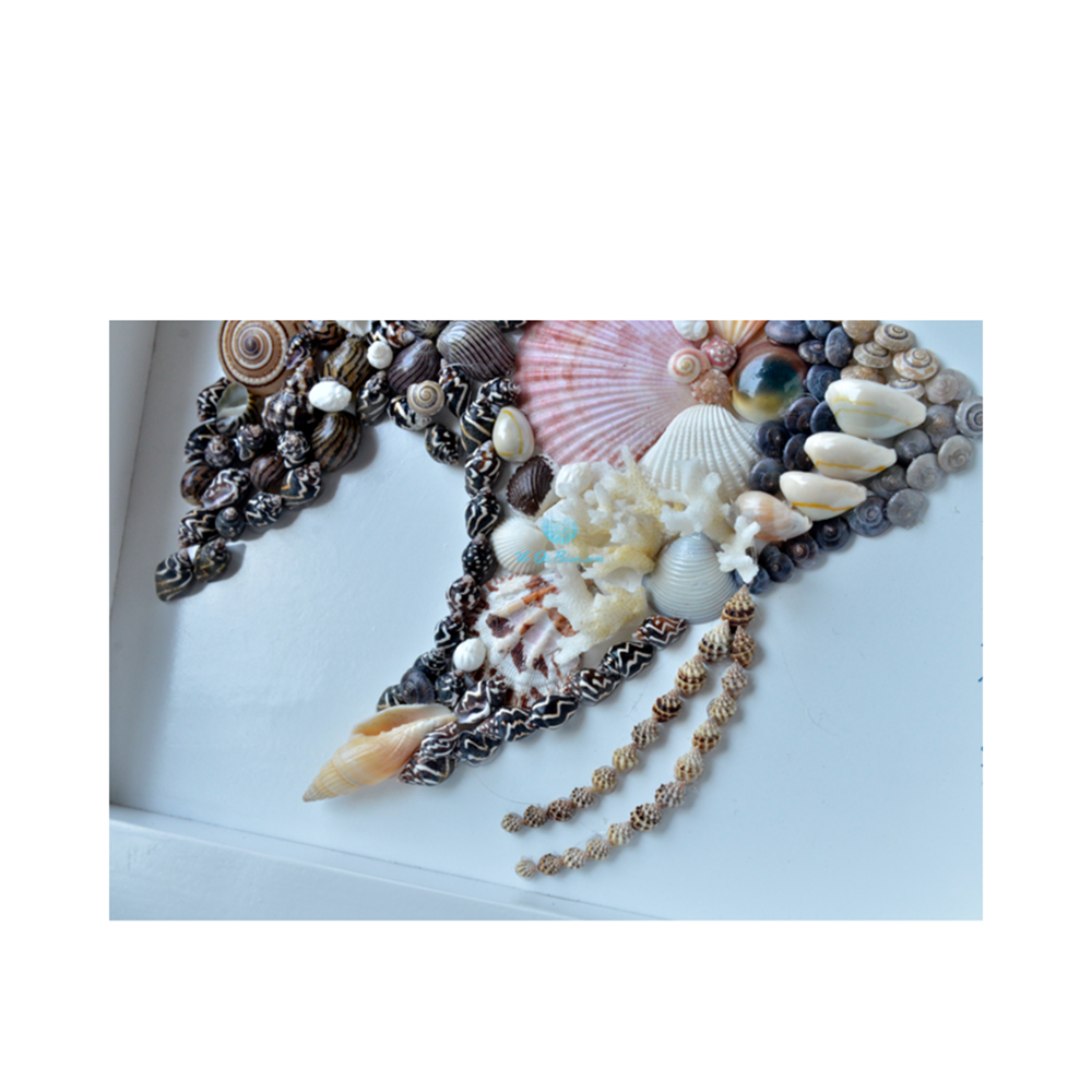 Seashell Angelfish Picture Frame