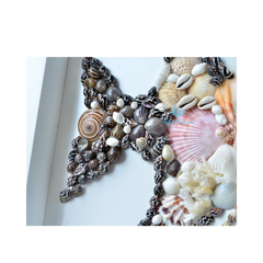 Seashell Angelfish Picture Frame