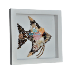 Seashell Angelfish Picture Frame