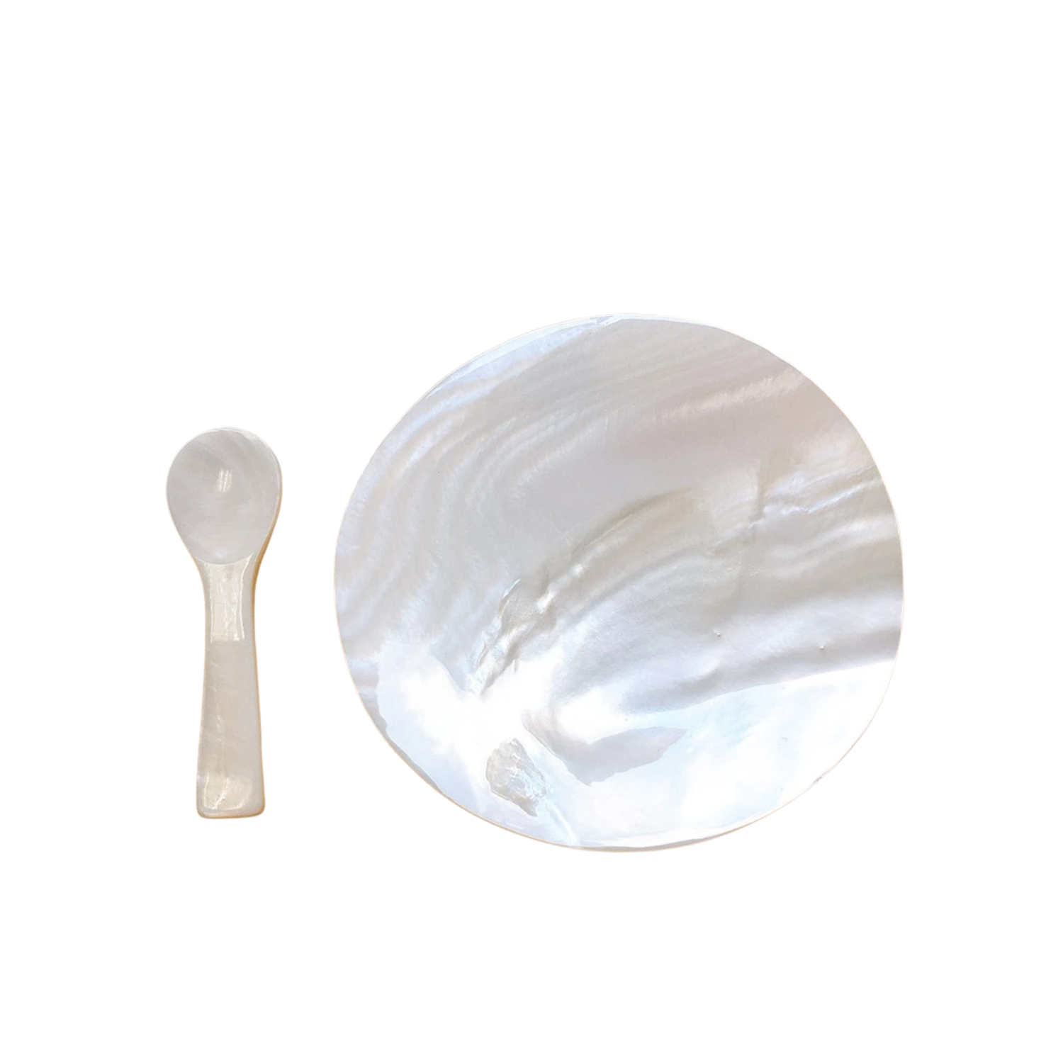 Seashell Plate And Spoon