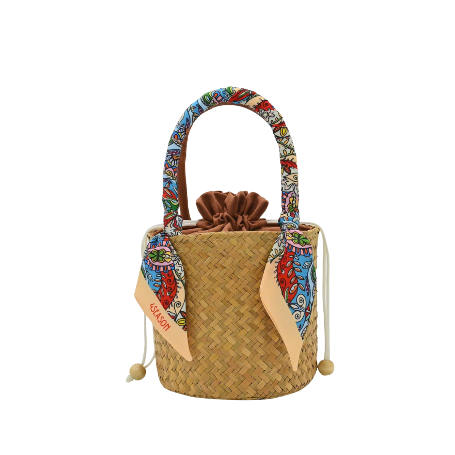 Sedge Bag With Silk Scarf 01