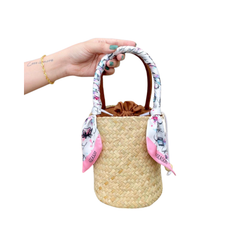 Sedge Bag With Silk Scarf 02