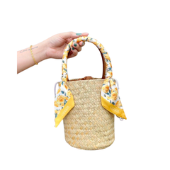 Sedge Bag With Silk Scarf 02