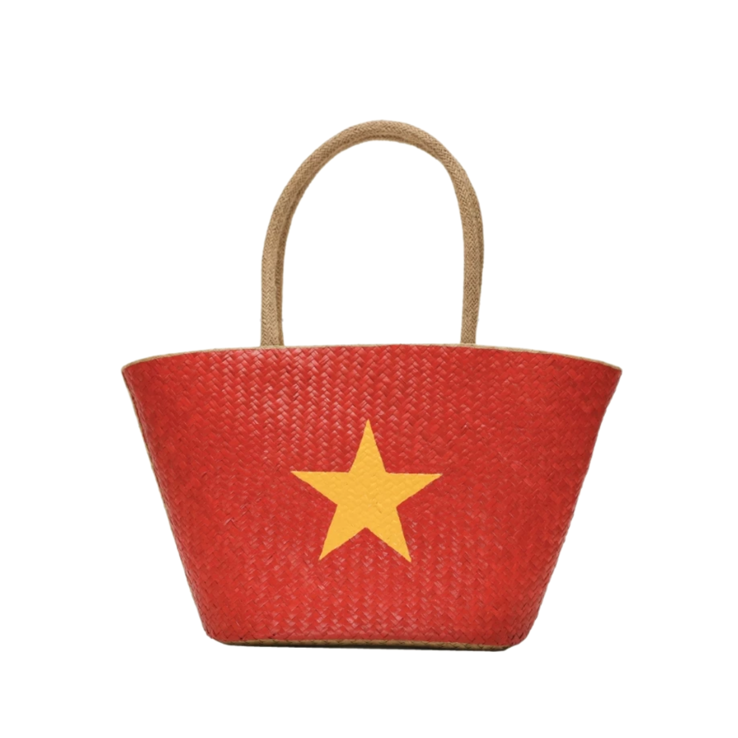 Sedge Bag With Vietnamese Flag Pattern