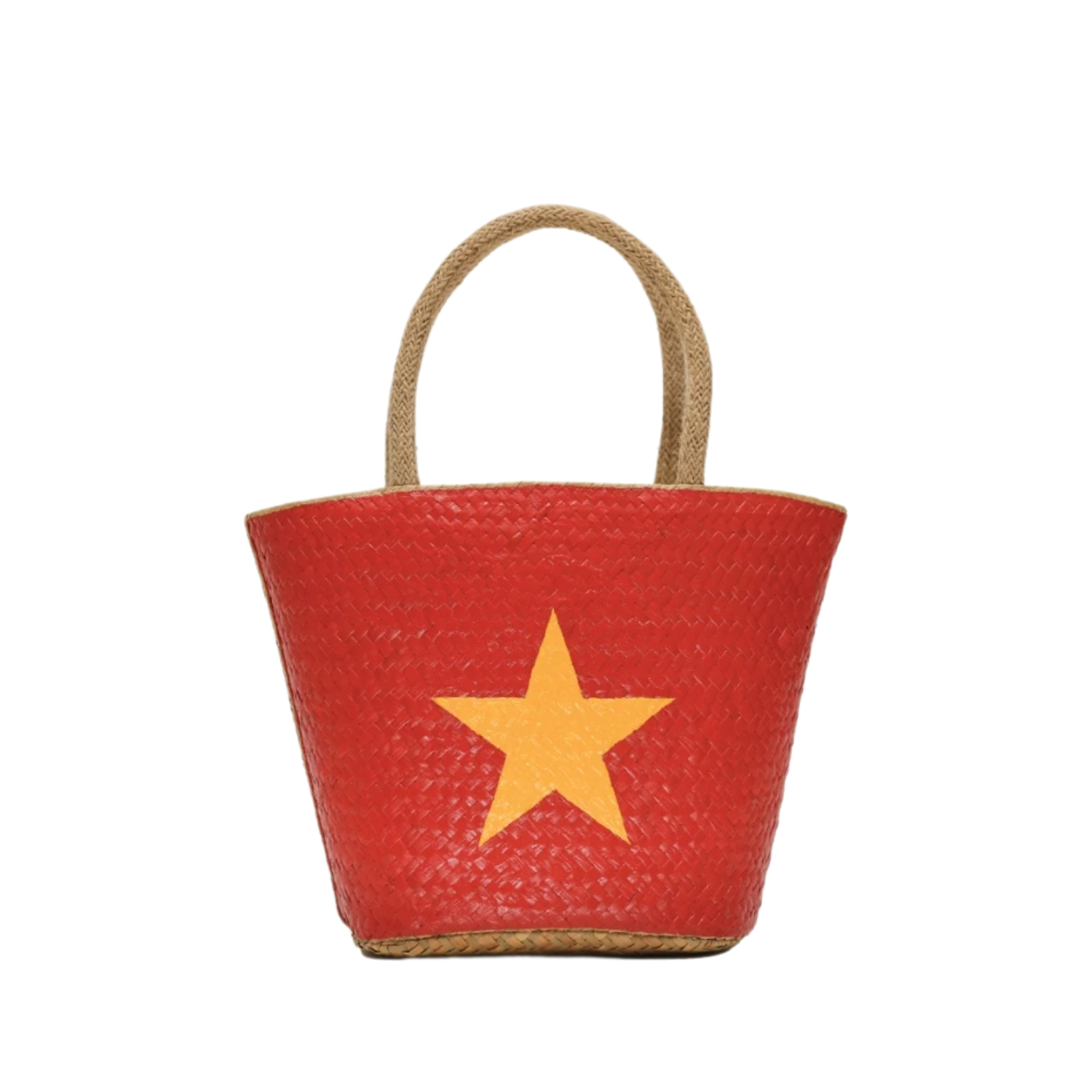 Sedge Bag With Vietnamese Flag Pattern