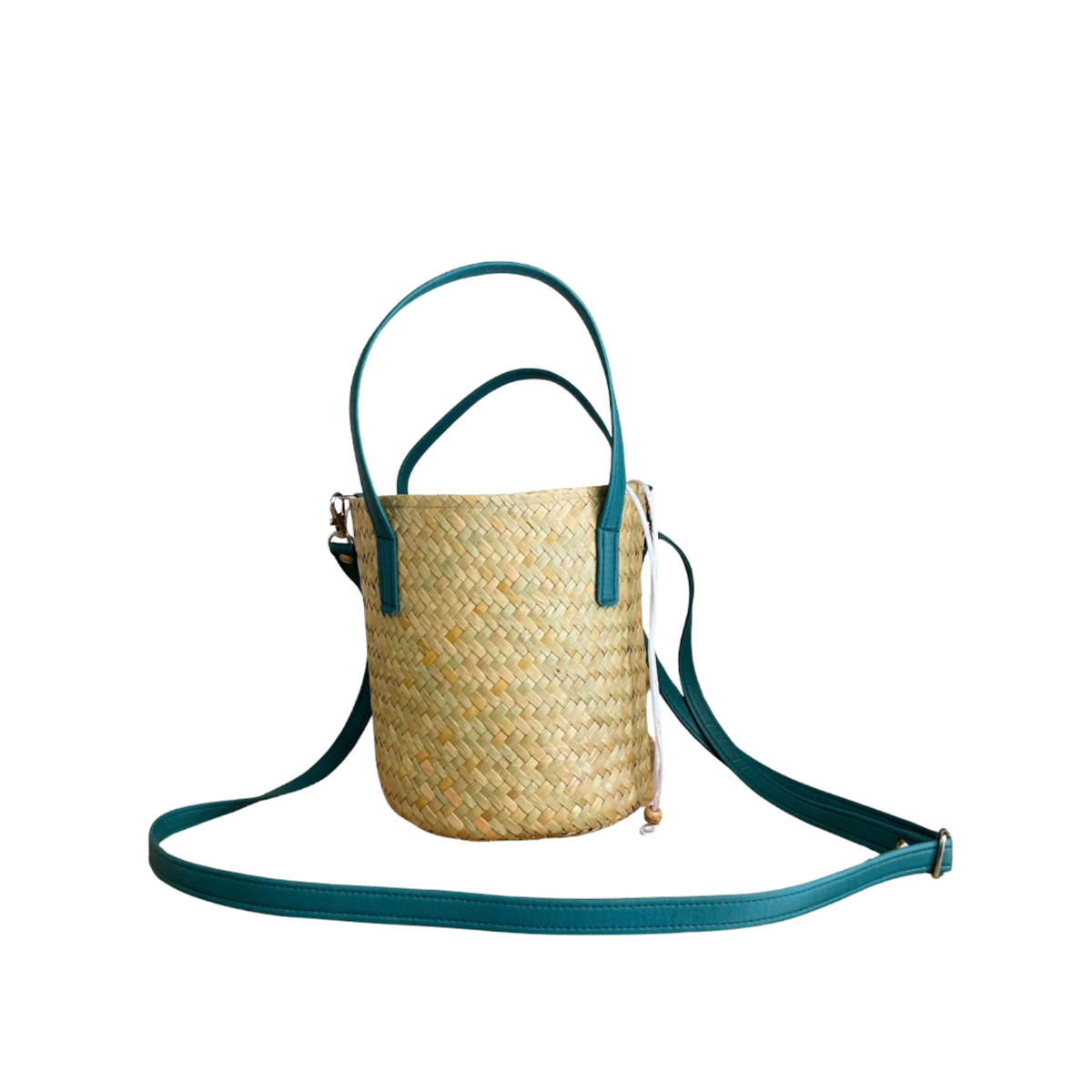 Sedge Handbag With Leather Strap
