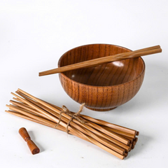 Set Of 10 Bamboo Chopsticks