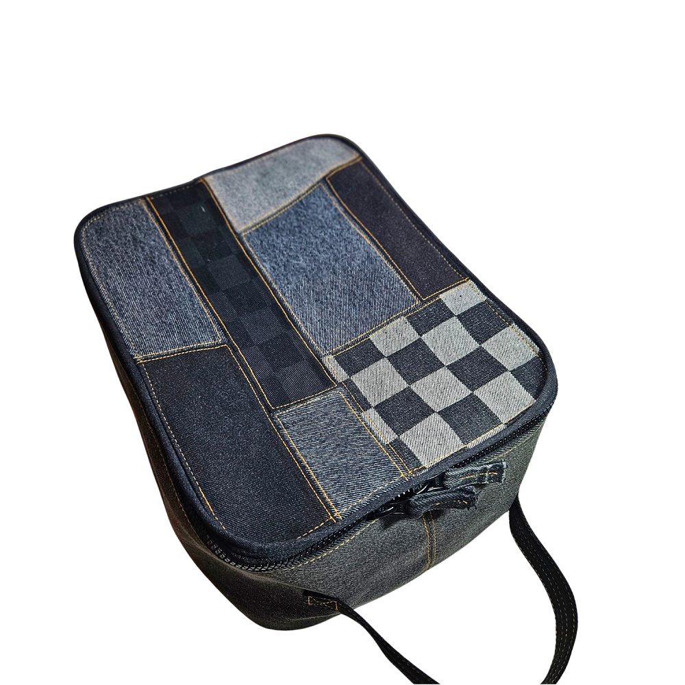 Handmade Upcycled Denim Shoe Ba