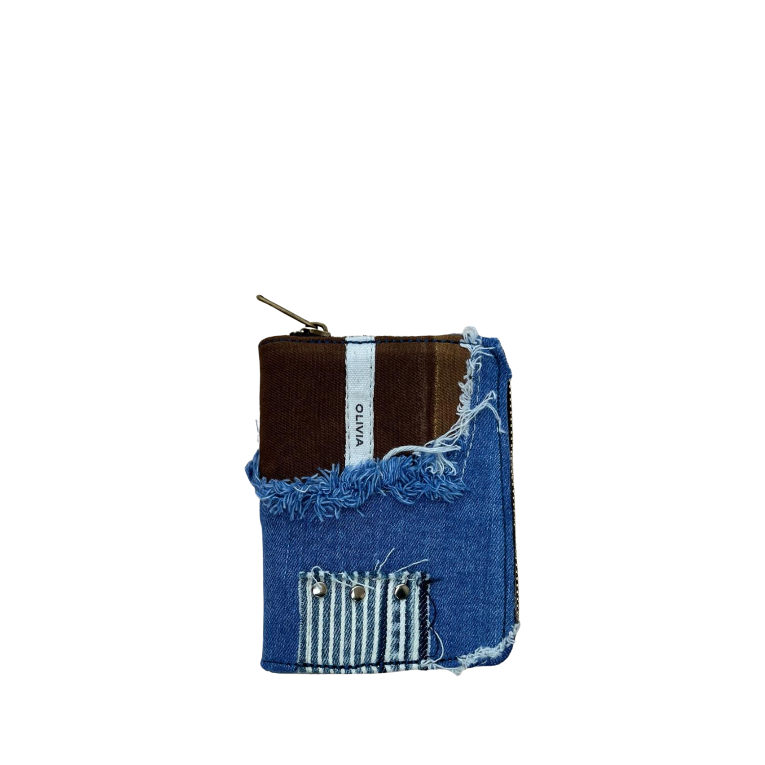 Handmade Upcycled Denim  Short Wallet 2