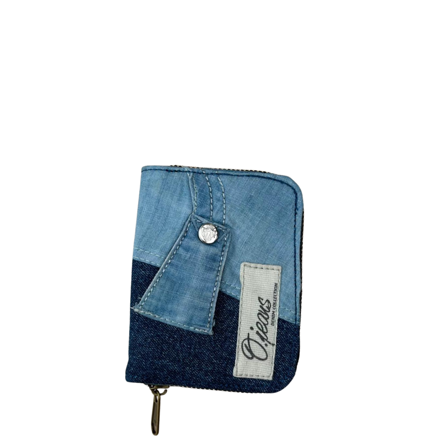 Handmade Upcycled Denim  Short Wallet 2