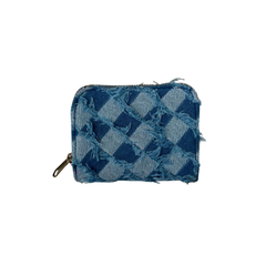 Handmade Upcycled Denim Short Wallet 1