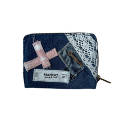 Handmade Upcycled Denim Short Wallet 1