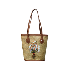 Shoulder Bag Made Of Sedge