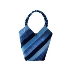 Handmade Upcycled Denim Soft Shoulder Bag