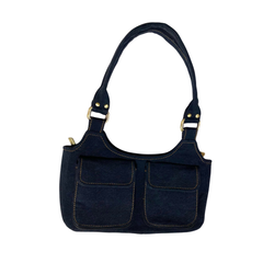 Handmade Upcycled Denim Shoulder Bag