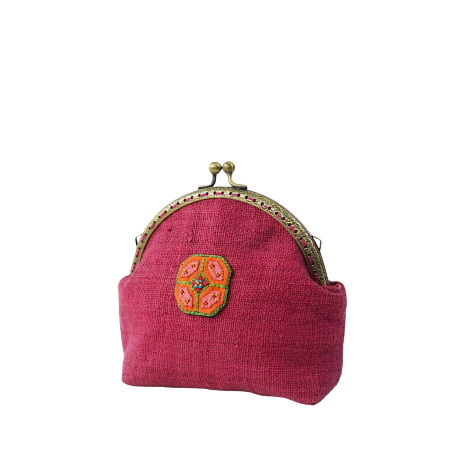 Small Hand-Woven Brocade Wallet