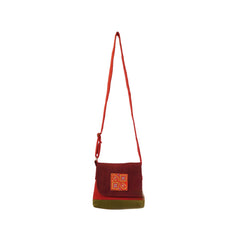Small Hand-woven Brocade Crossbody Bag