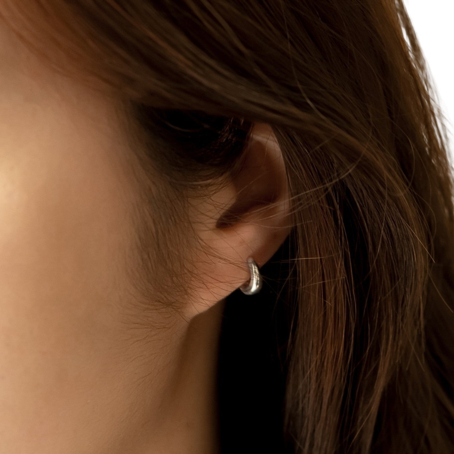 Small Round Earrings For Women Handcrafted 925 Sterling Silver