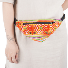 Small Hand-woven Brocade Fanny Pack