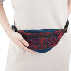 Small Hand-woven Brocade Fanny Pack