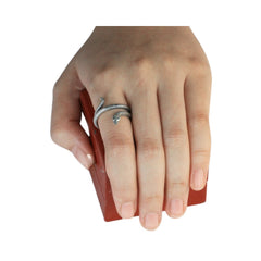 Snake Ring Handcrafted 925 Sterling Silver