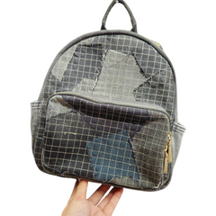 Handmade Upcycled Denim Soft Backpack