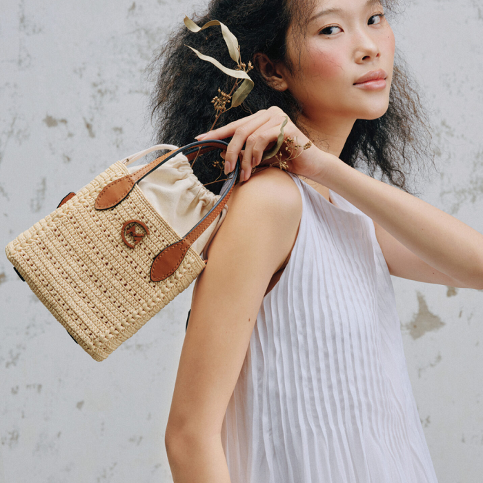 Raffia Sow Handbag