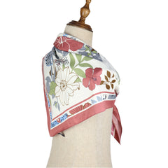 Square Scarf Mulberry Silk Handcrafted 3
