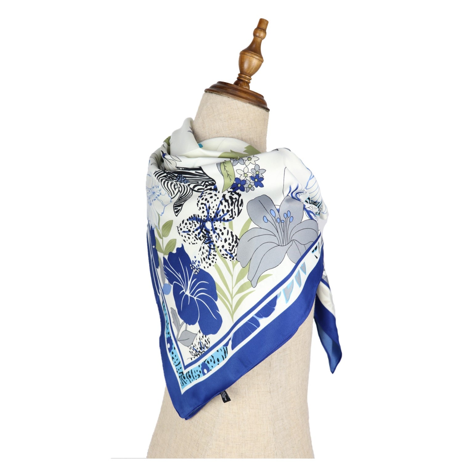 Square Scarf Mulberry Silk Handcrafted 3