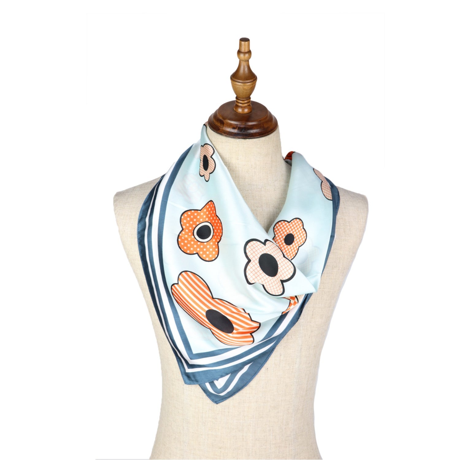 Square Scarf Mulberry Silk Handcrafted 5