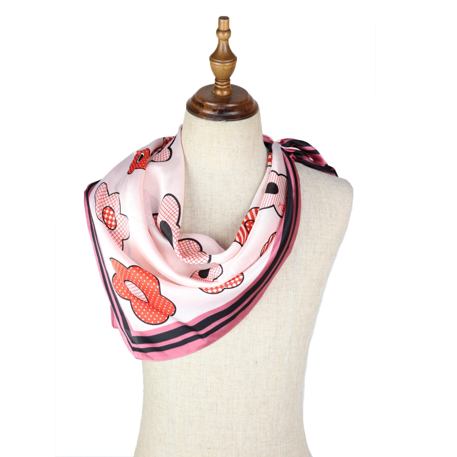 Square Scarf Mulberry Silk Handcrafted 5